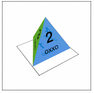 CSS 教學 - CSS transform 製作 3D 正多面體 - 3D 正四面體