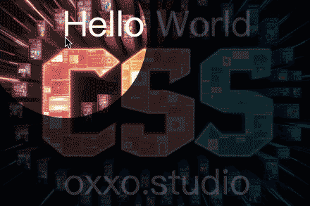 CSS 教學 - CSS 探照燈動畫 ( CSS Spotlight ) - JavaScript 滑鼠控制 CSS 探照燈 ( 裁切版 )