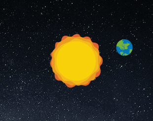 Scratch 3 教學 - 地球繞著太陽轉